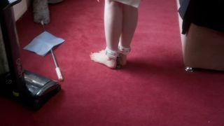 Restrained Elegance Kitty Quinzell Maid Service Collared And Gagged Ballabuse (BDSM porn)-2