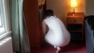 Restrained Elegance Kitty Quinzell Maid Service Collared And Gagged Ballabuse (BDSM porn)-5