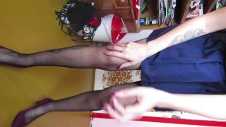 cuteblonde666 Custom: Leg show - Stocking-2