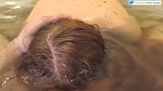 RedQueen88 - Underwater Bathtub Blowjob With Long Hair Redhead MILF-7