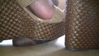 adult xxx video 18 MISTRESS CRUSH – WALKOVER EXERCISE IN HER NEW WEDGES – EBONY COCK CRUSHING UNDER HEELS - femdom - femdom porn casey calvert femdom-7