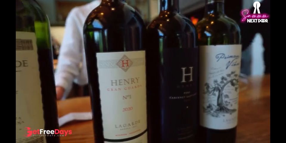 SLOPPY SEX before and after fancy wine tasting at 5 stars vineyard