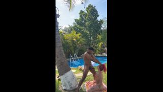 MacKenzie Holmes Girl Cheats On Her Boyfriend In The Backyard With BBC (Euro sex)-3