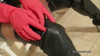 online porn clip 23 Glovemansion - Sensual pink glove masturbation - pov - fetish porn lesbian femdom-5