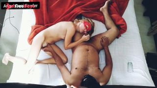 Romantic foreplay leads blonde wife to unique sex.-2