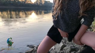 [AgePlays.com] Teen gets Public Creampie by the Lake-1