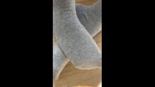 adult xxx clip 45 Spy on my smelly feet in grey socks | FOOT FETISH | jayboels | feet porn bollywood foot fetish-5