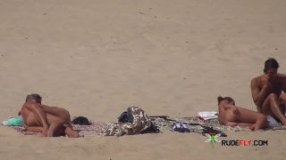 Nice subject caught at nude plage in South America  3-3