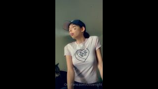 Chloe Night () I rarely wear hats lol video-5