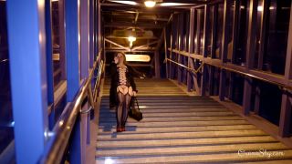 Oxana Shy - PUBLIC TRANSPORTATION FLASHING [FullHD 1080P] on milf porn -8