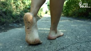 xxx video clip 11 Czech Soles - Dirty bare feet in nature, POV, classy femdom on pov -1