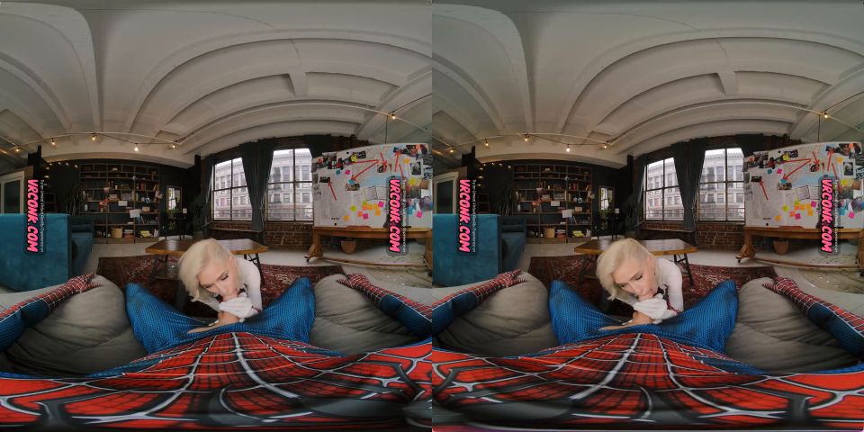 VR Conk Cosplay Spider Woman Kiara Cole Porn Parody POV VR