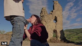 Italian Stranger Cum in My Throat after Public Blowjob-7