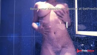 Masturbation Sous La Douche - Pluie Violette-1
