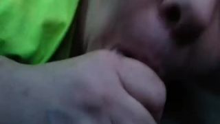 Car blowjob with cumshot-9