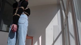 [GetFreeDays.com] Sofi - Bondage on the balcony in catsuit Part 1-3 Full version mature bdsm-3