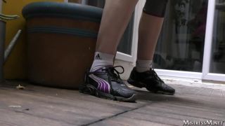 online adult clip 16 Domina M – Outdoor Sneaker Busting, muscle femdom on femdom porn -5