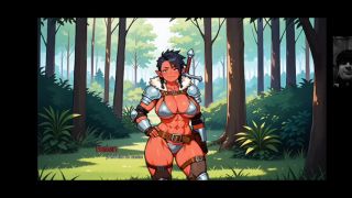 Masturbation Lucky ElfTomboy trapped by Orcs-5
