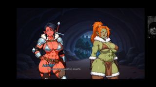 Masturbation Lucky ElfTomboy trapped by Orcs-8
