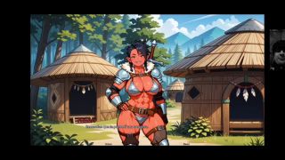 Masturbation Lucky ElfTomboy trapped by Orcs-9