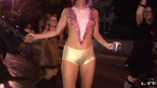 Flashing on Duval Street During Fantasy Fest Public!-1