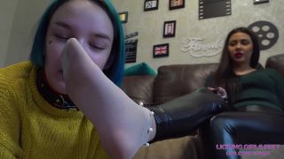 xxx clip 27 sexy smoking fetish pov | Licking Girls Feet – Julia – Im Back! You Know What To Do Whore! – Dusty Boots Socks And Foot Worship | dirty talk-6