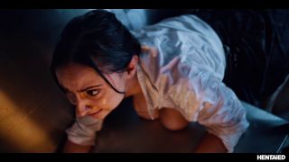 Hailey Rose Trapped Hentaied Teen Big Tits Blowjob Creampie-0