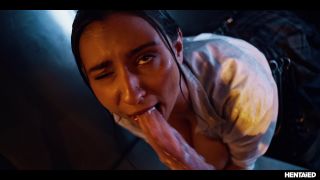 Hailey Rose Trapped Hentaied Teen Big Tits Blowjob Creampie-6