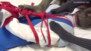 Bondishboys  - Hogtied Sissyboy Footslave-7