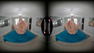 Solo Blonde Teen, Natalia Queen Is Masturbating, In VR-1