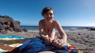 Miriam Prado - Public Fuck On The Spanish Beach Full HD - Public sex-1