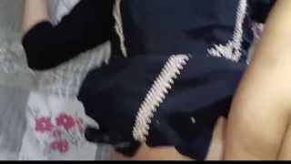 Step Sister demanded me to fuck my land in return for giving notes.-8