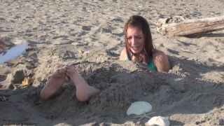 Sierra Buried in the Sand and Tickled WayTooTicklish.com (2011) WayTooTicklish Part 2 (Femdom porn)-2