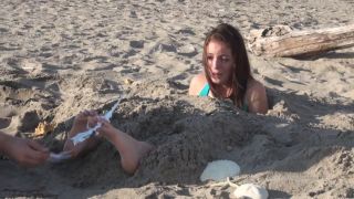 Sierra Buried in the Sand and Tickled WayTooTicklish.com (2011) WayTooTicklish Part 2 (Femdom porn)-3