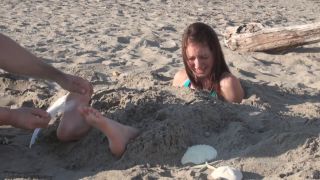 Sierra Buried in the Sand and Tickled WayTooTicklish.com (2011) WayTooTicklish Part 2 (Femdom porn)-4