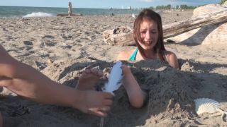 Sierra Buried in the Sand and Tickled WayTooTicklish.com (2011) WayTooTicklish Part 2 (Femdom porn)-7
