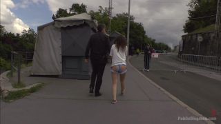 Anina Silk Teen Exposed and Fucked in Public (Anal porn)-1