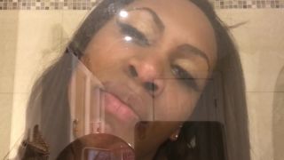 ASMR – Glass Kissing – Ass Worship – Wet Mouth Sounds – EbonyLovers Webcam!-8