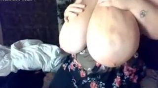 Lis – webcam – insane humongous macromastia part 2. bigtits -9