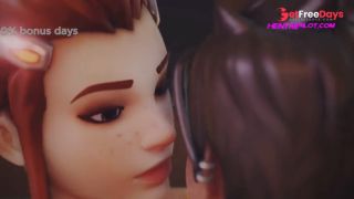 [GetFreeDays.com] TRACER Punished By Brigitte - Hot Domina And Slave 3D Animation Porn Stream November 2022-3