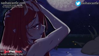 SFW ASMR Bathing With A Lewd Oni Ninja F4M Roleplay-7