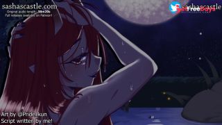 SFW ASMR Bathing With A Lewd Oni Ninja F4M Roleplay-8