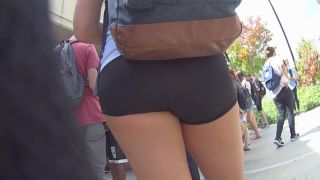 Pussy bulge in schoolgirl s hot pants Voyeur-8