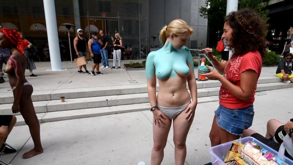 Bodypainting at the Whitney Museum 2018