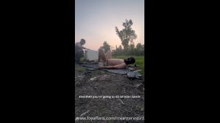Outdoor Mistress Tirza NL: Extreme Puppy Training SD 1080p Femdom-9
