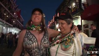 Bourbon Street Flashers During Mardi Gras.-7