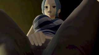Creampie Futa Nico Robin x Nami and Vivi-3