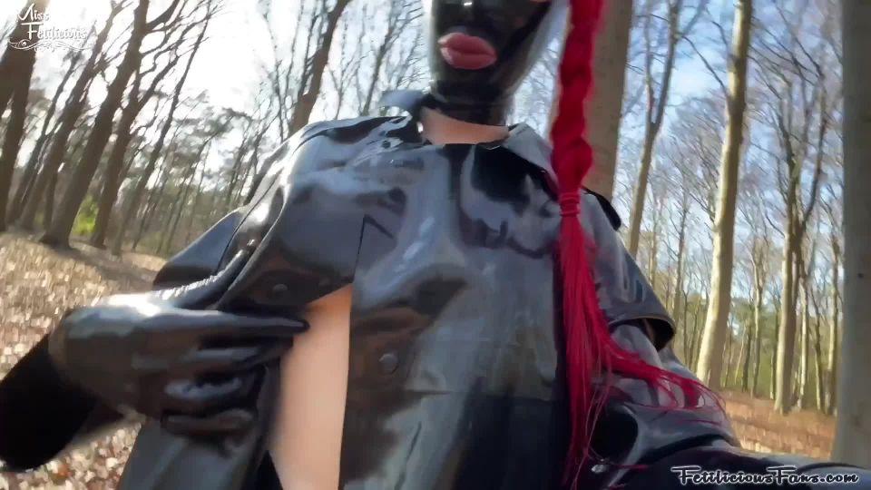 FetiliciousFans SiteRipPt 1Black Latex Coat