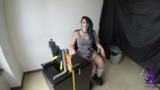 Ticklish girl – Hyper Hailie – Feet In The Stocks – First Time - Soles tickling-0