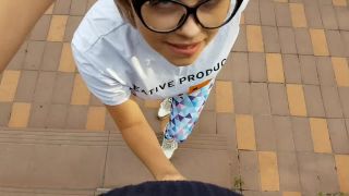 Yasmi butt in STEP BROTHER CUMS ON STEP SISTERS PRETTY FACE IN YOGA PANTS & SHE SWALLOW-1